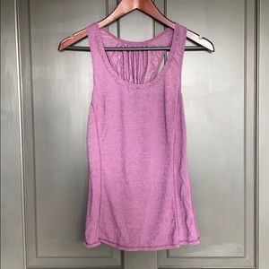 Lululemon running/yoga top. Used. Purple sz 4